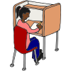 Carrel Desk