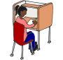 Carrel Desk  Picture