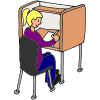 Carrel Desk