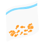 Goldfish Snacks Stencil