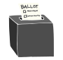 Ballot Box Stencil