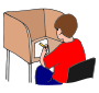 Carrel Desk