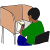 Carrel Desk