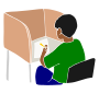 Carrel Desk