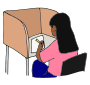 Carrel Desk