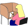 Carrel Desk