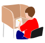 Carrel Desk