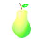 Pear Stencil
