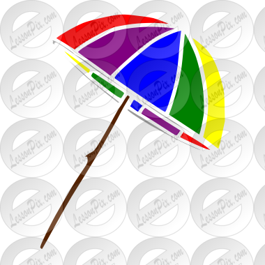 Rainbow Beach Umbrella