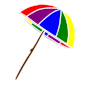 Rainbow Beach Umbrella