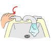2. Turn water on