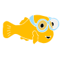 Fish Wearing Goggles