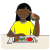 eat lunch