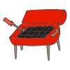 lighting grill