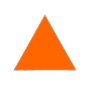 Orange Triangle Picture