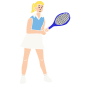 Tennis Stencil