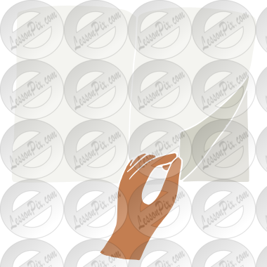 Turn Page  Stencil