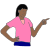 over there