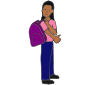 Put on Backpack