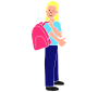Put on Backpack