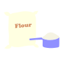 Flour  Stencil
