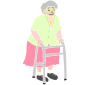 Old Lady Stencil