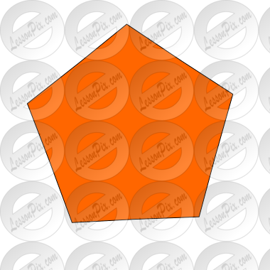 Orange Pentagon