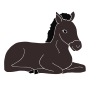 Foal Stencil