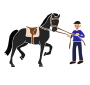 Horse Trainer Stencil