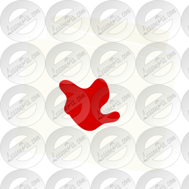 Bloody Toilet Paper  Stencil