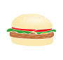 Hamburger  Stencil