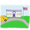 At school, I will find...