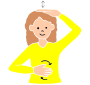 Pat Head Rub Tummy  Stencil