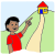 over there