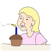 Blow Candle Picture