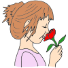 ___is+smelling+a+rose. Picture