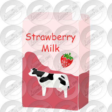 Strawberry Milk Stencil