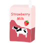 Strawberry Milk Stencil