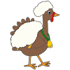 Turkey dressed as a sheep