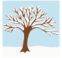 Winter Tree Stencil