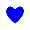 Blue Heart Picture