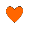 Orange+Heart Picture
