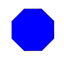 Blue Octagon Picture