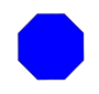 Blue Octagon  Picture