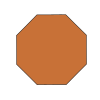 Brown Octagon Picture