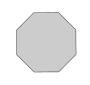 Gray Octagon  Picture