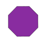 Purple Octagon  Picture