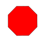 Red Octagon  Picture