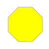 Yellow Octagon Picture