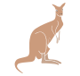 Kangaroo Stencil